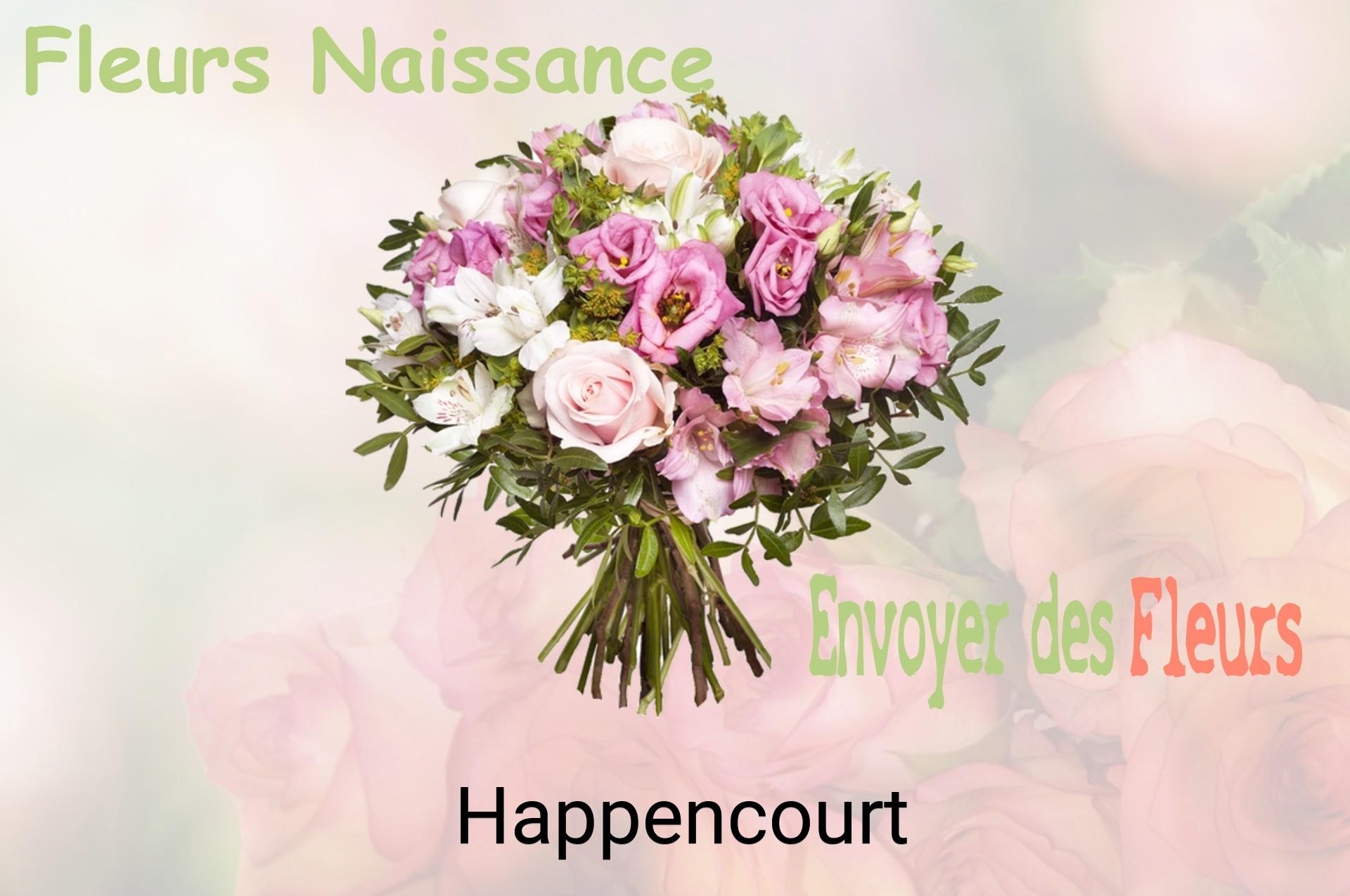 Bouquet de fleurs de naissance livré à Happencourt